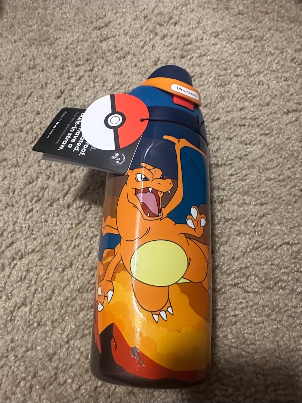 OwalaWater bottle: Pokemon, Charzard